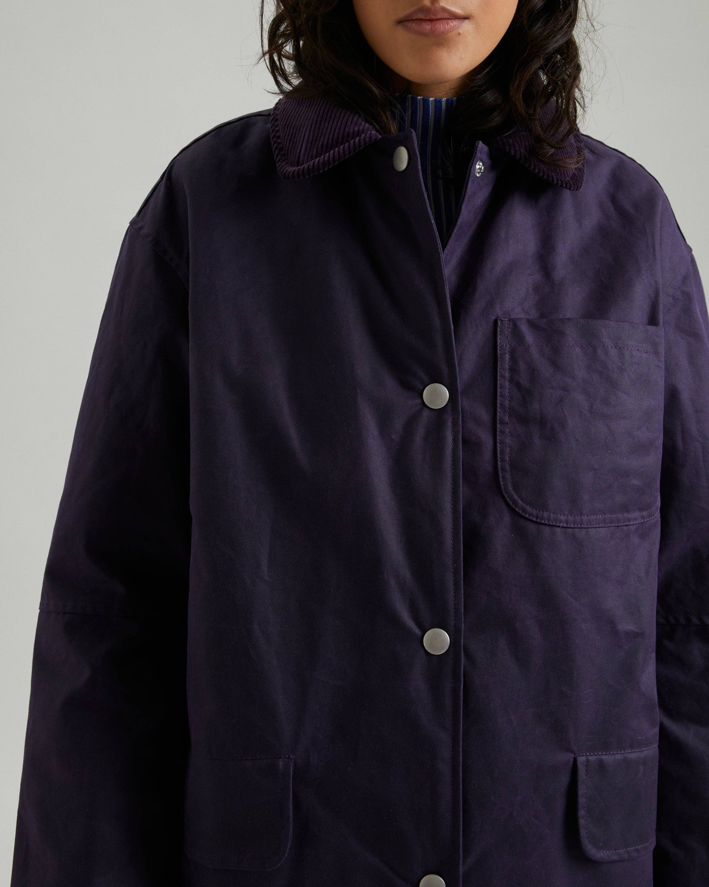 Billy Women's Padded Oversize Waxed Jacket