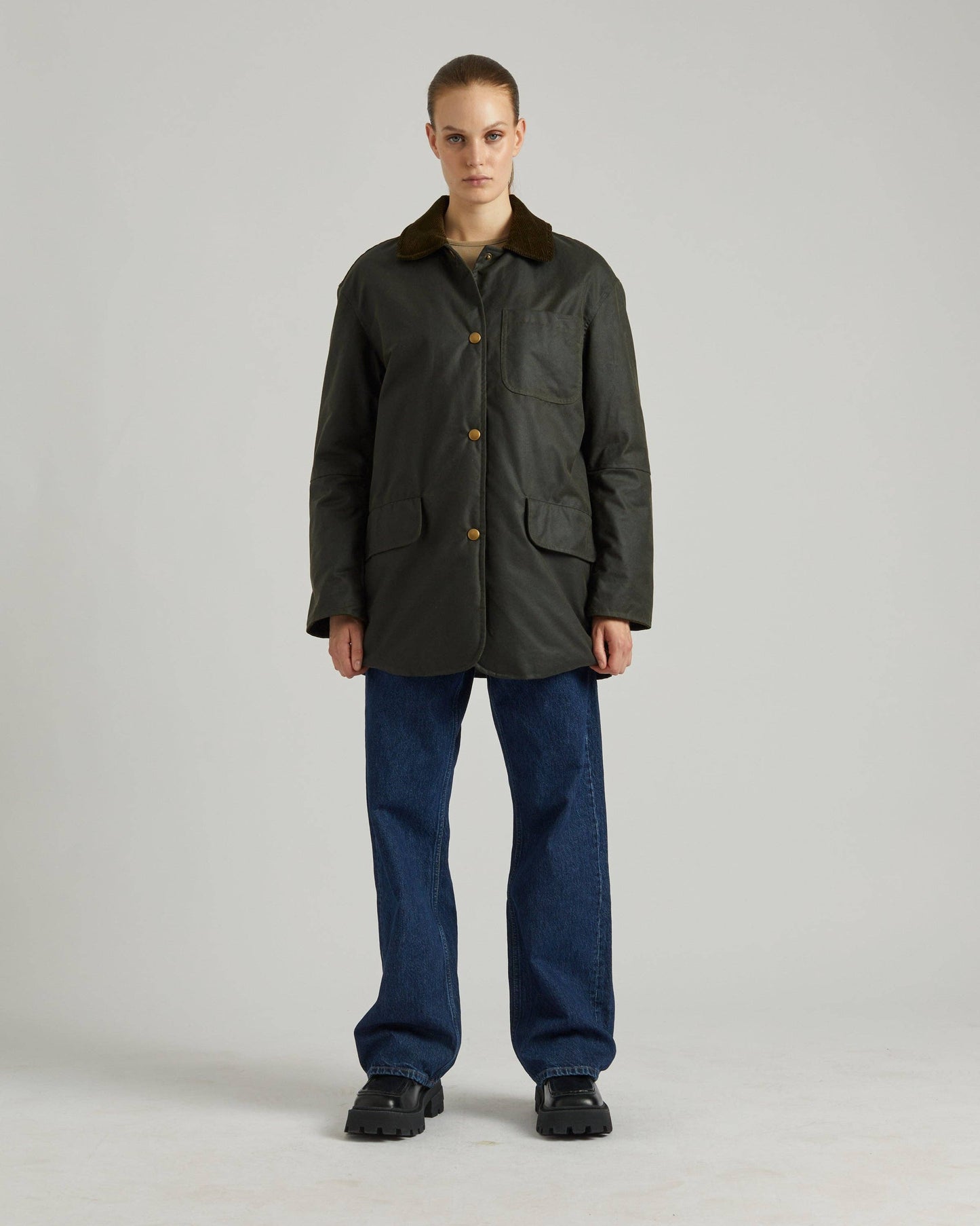 Billy Women's Padded Oversize Waxed Jacket