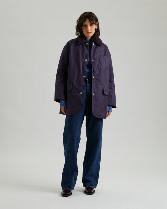 Billy Women's Padded Oversize Waxed Jacket